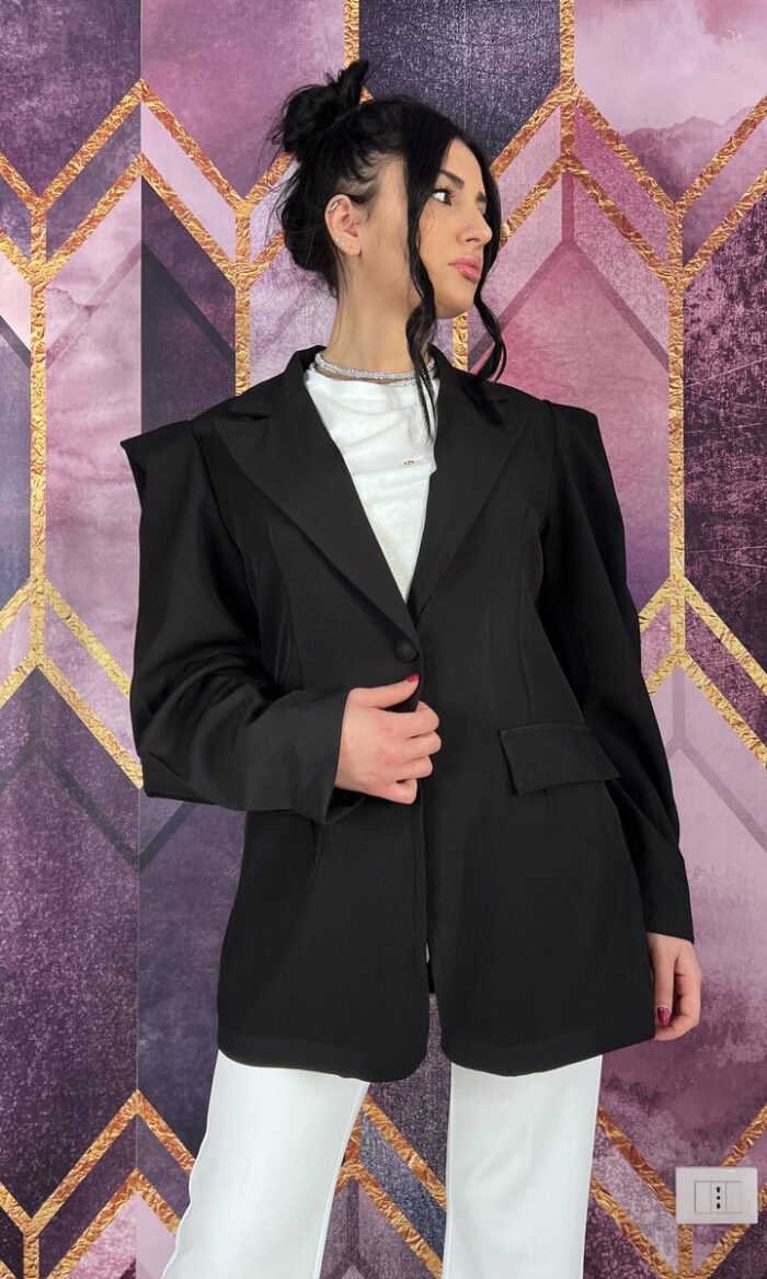 BLAZER FARFALLA NERO