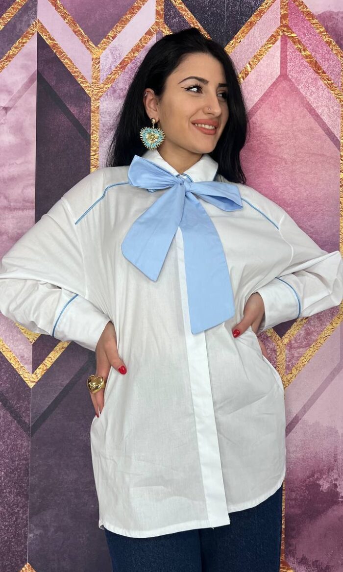 CAMICIA LOLLYPOP CELESTE