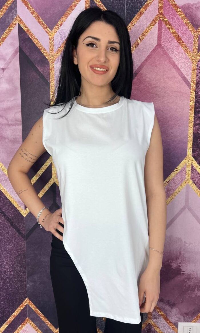 MAGLIA DAHLIA BIANCA