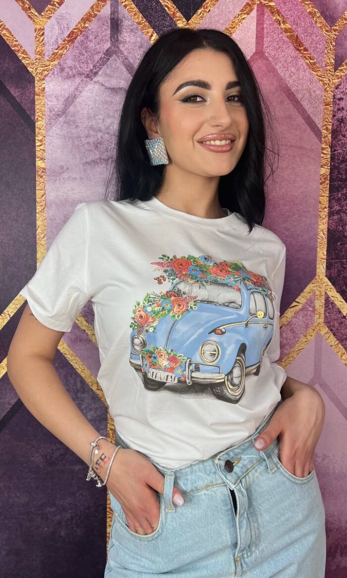 T-SHIRT FASHIONCAR CELESTE