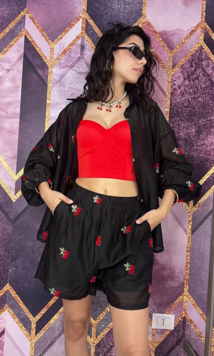 COMPLETO CHERRY NERO